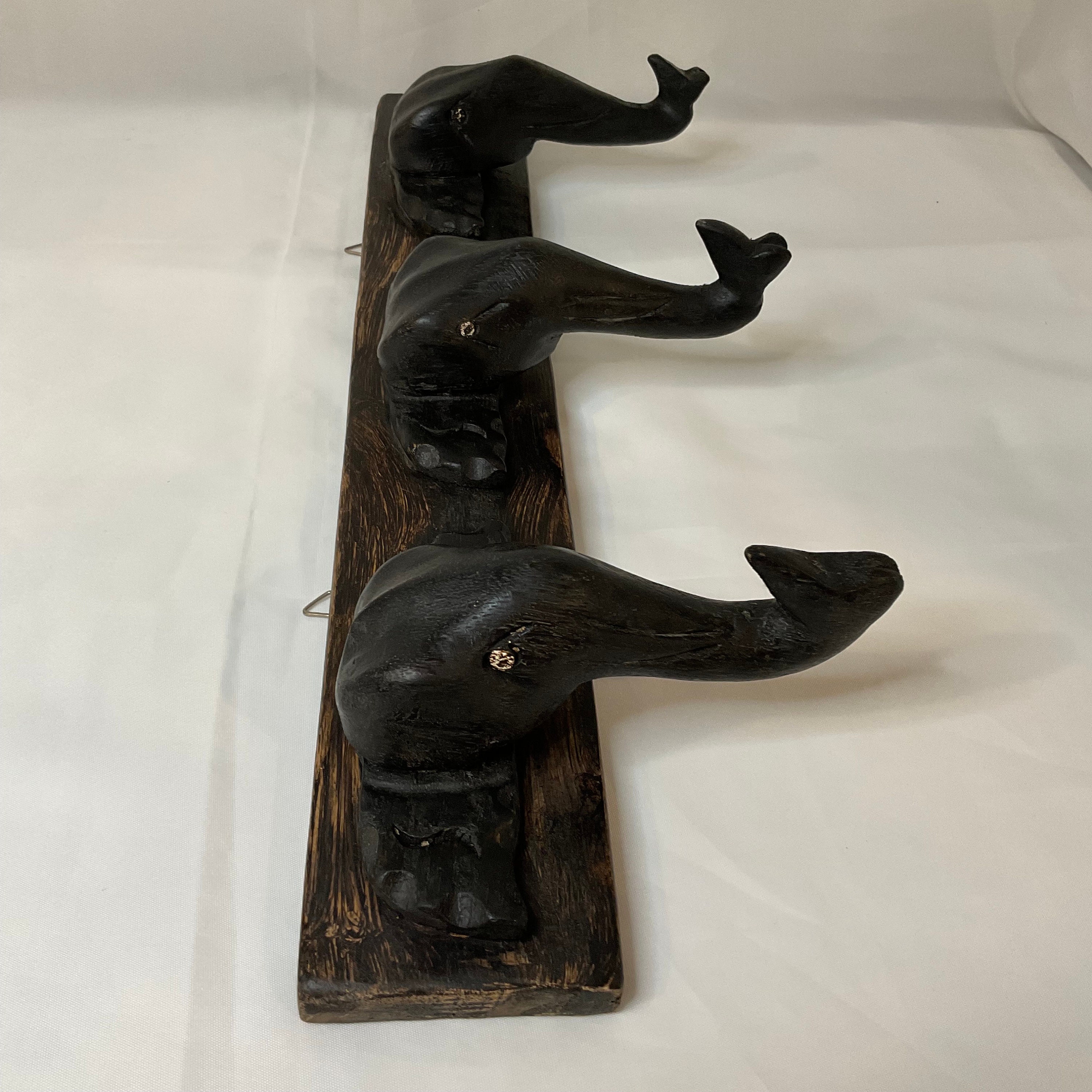 Hand Forged Coat Rack Elephant Trunk Shape Hand Forged Hook