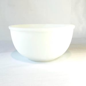Vintage Fire King Milk Glass Nesting Bowl, Miska do mieszania, Naczynia do serwowania, Rozrywka
