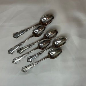 Silverplate Tea Spoons by Simpson H M & Co, Set of 6  Teaspoons Tableware, Tablescape, Tea Party, Coffee, Anything!