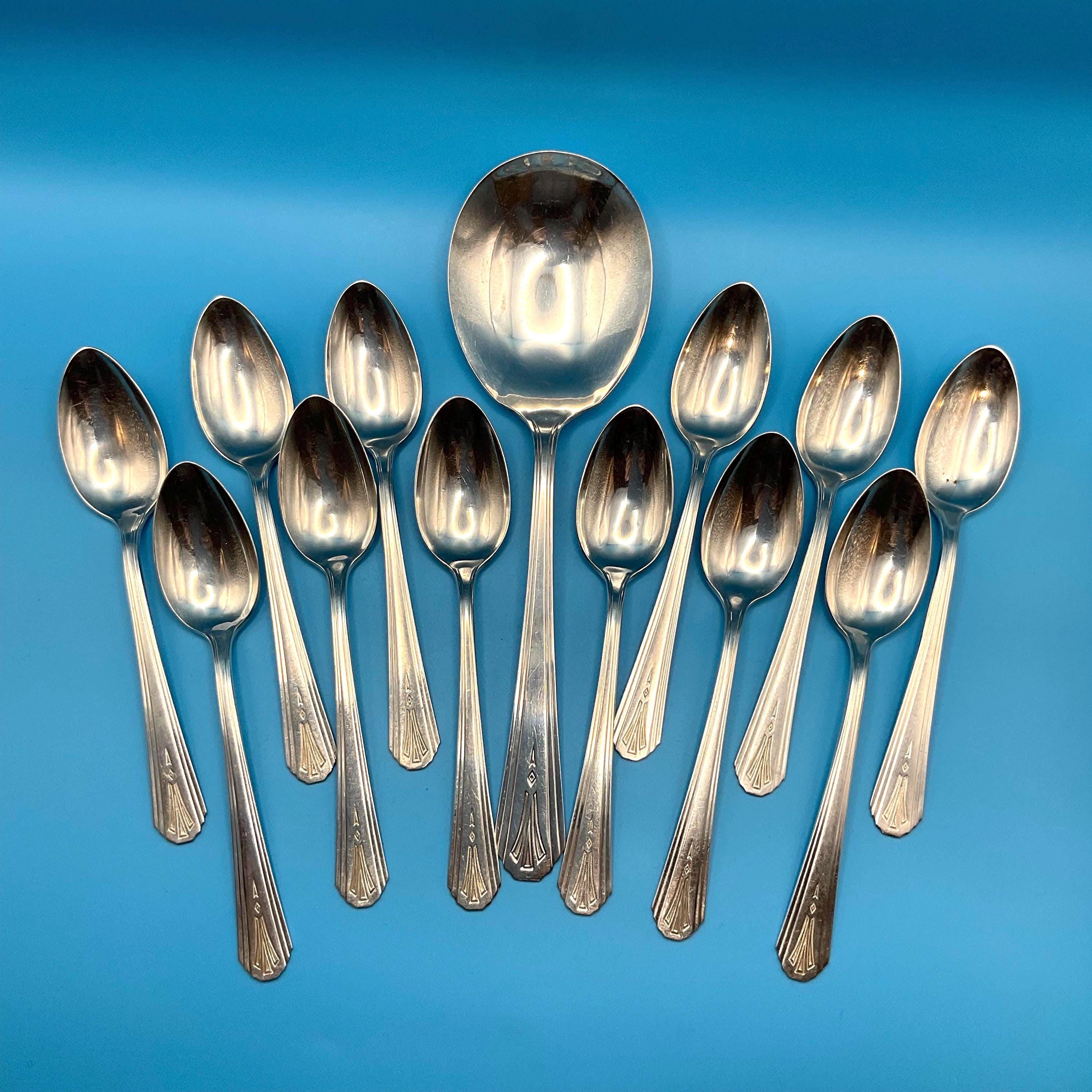 アールデコ1930年代WM ROGERSカトラリー アメリカ 14本シルバーPL $_57.JPG?set_id=880000500F