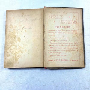 The Gospel in Song by EO Excell: 1885 Copyright for Sunday Schools and Revival Meetings image 5