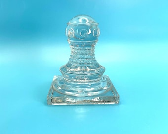 Seltene Capstan Glass Company, South Connelsville PA, Logo-Werbestück, um 1920-1930