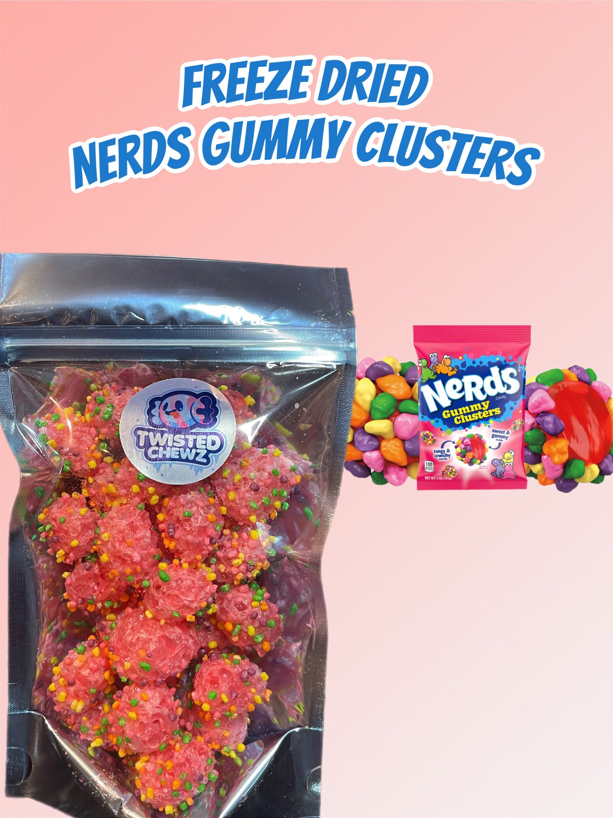 Freeze Dried Nerds Gummy Clusters Read Disclaimer In
