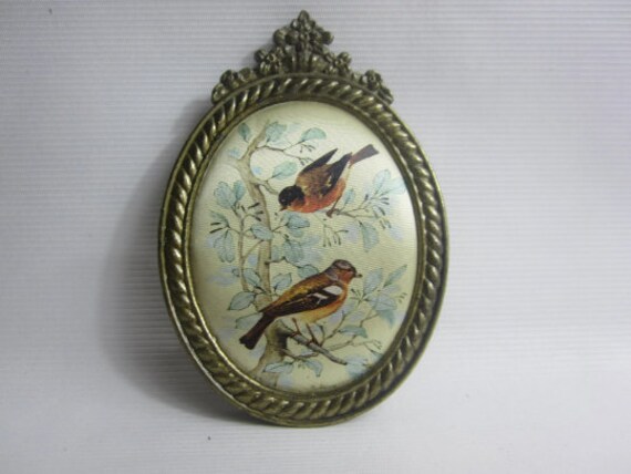 Belle Décoration Murale avec Des Images d'oiseaux. Fabriqué à Partir de Soie et Fabriqué en France.