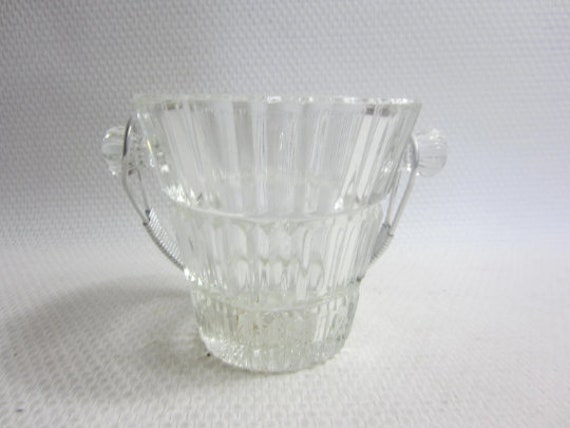 Superbe Français Seau à Champagne en Cristal Vintage/Glace Refroidisseur Glace.