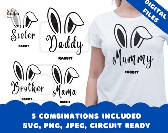 Family Easter shirts SVG, Easter SVG, Easter Shirt SVG, Easter Cricut, Easter svg for Kids, Png Svg Files for Cricut Sublimation