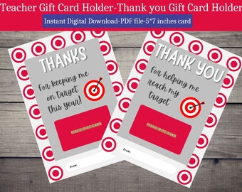 Target gift card holder printable,Teacher Appreciation card holder,cup of gratitude gift card holder,Team Appreciation,Staff Appreciation