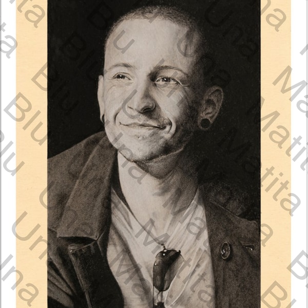 Chester Bennington - Portrait Print