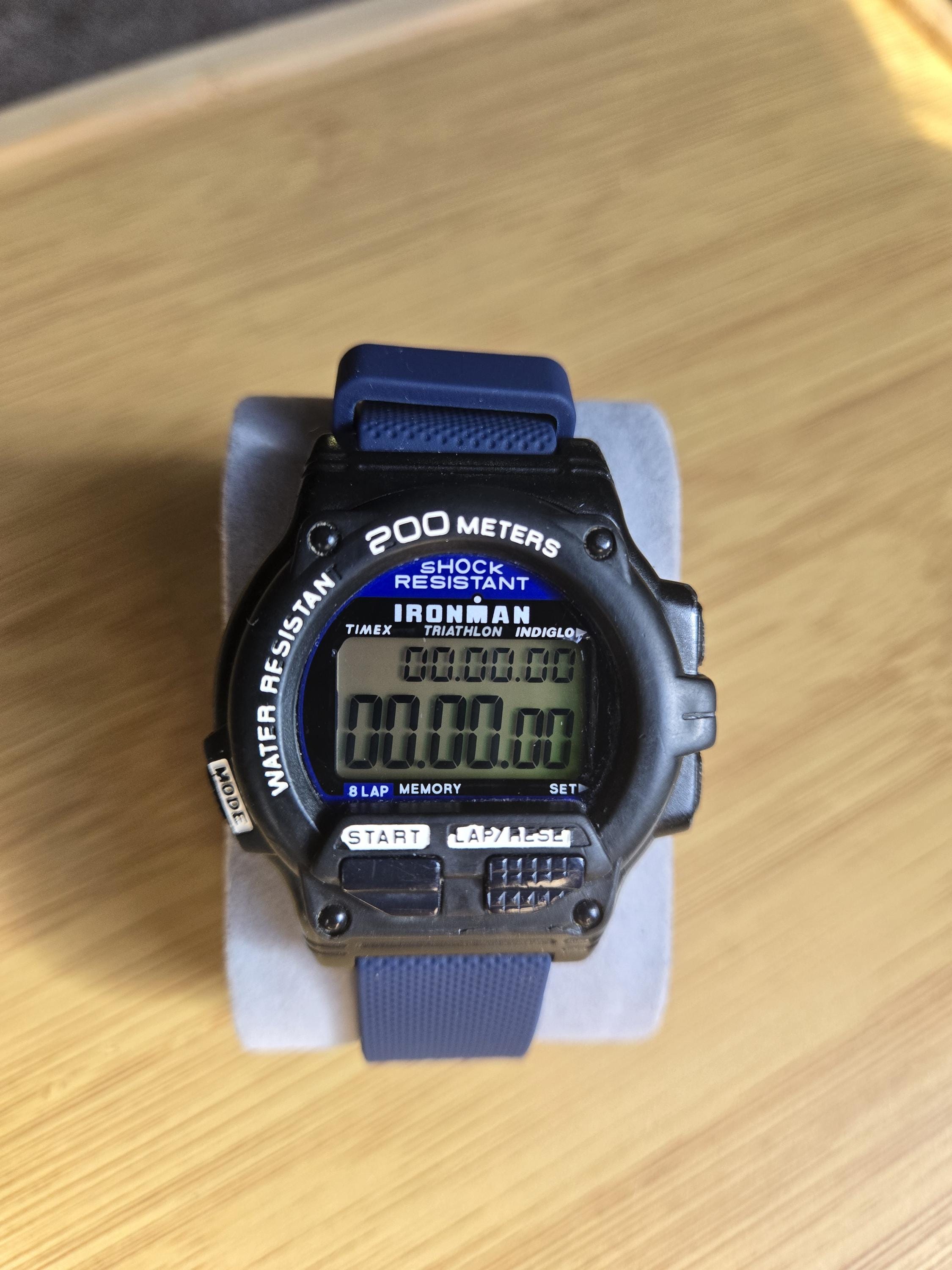 Vintage Pre-owned Timex Ironman Triathlon Digital Watch Working 