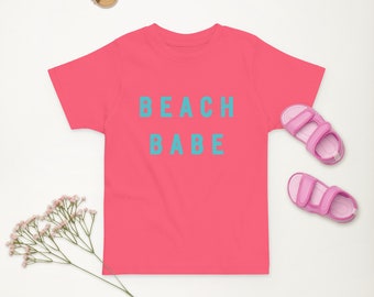 Trendy Kleinkind Strand Shirt, Strand Babe Shirt, Strand Dude Tshirt, Mädchen & Junge Sommer Tshirt