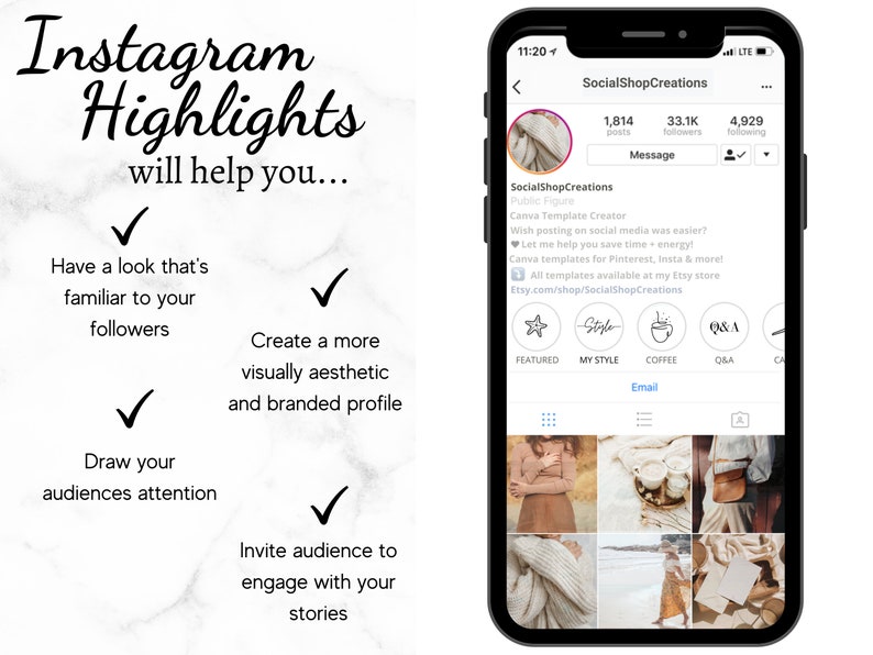100 Instagram Story Highlight Covers Icon Pack Black and - Etsy