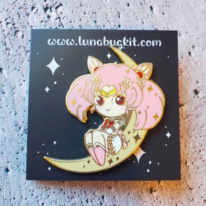Chibi Moon Hard Enamel Pin