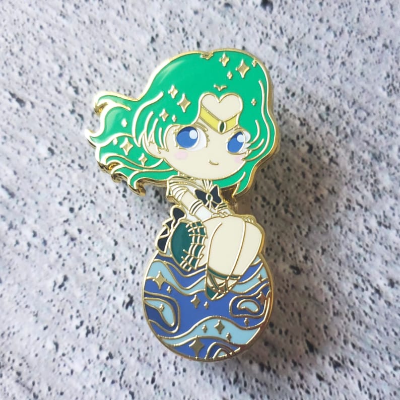 Neptune Hard Enamel Pin image 3