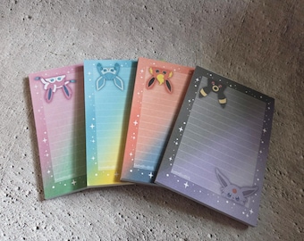 Switch Monster Eeveelution Note Pad - Memo Pad