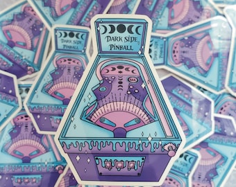 Darkside Pinball Vinyl Sticker - Arcade Game Sticker