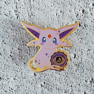 Witchy Psychic Type Hard Enamel Pin - Eeveelution Pin