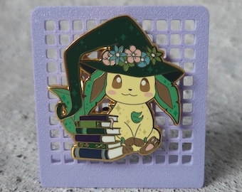 Witchy Grass Type Hard Enamel Pin - Eeveelution Pin