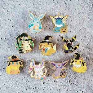 Bundle - All Witchy Eeveelution Hard Enamel Pins