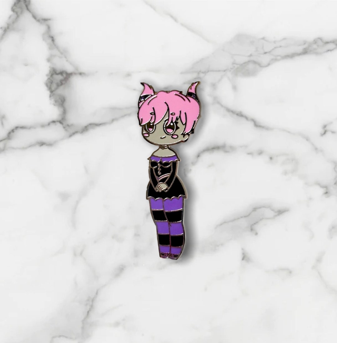 Jinx Enamel Pin Teen Titans Pin Etsy