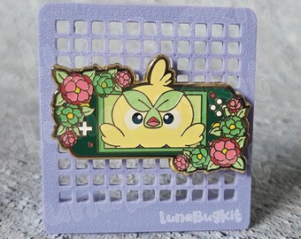 Pokemon Generation 10 Browt Enamel Pin