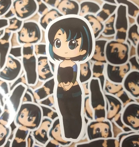 Gwen Total Drama Island Vinyl Stickers Goth Girl Icon 