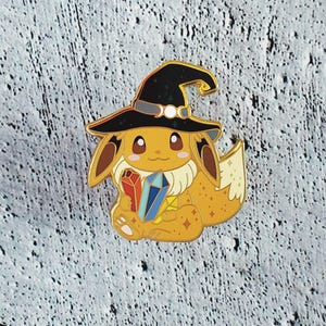 Witchy Normal Type Hard Enamel Pin - Eeveelution Pin
