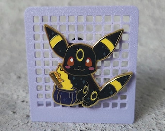 Witchy Dark Type Hard Enamel Pin - Eeveelution Pin