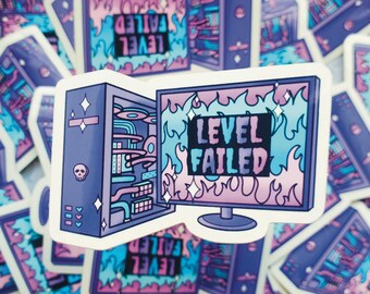 Hell Fire PC Vinyl Sticker