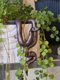 Snake Plant Hanger – Iridescent Colors Resin 3D Printed Planter Buddy, Holographic Plant Decor product logo