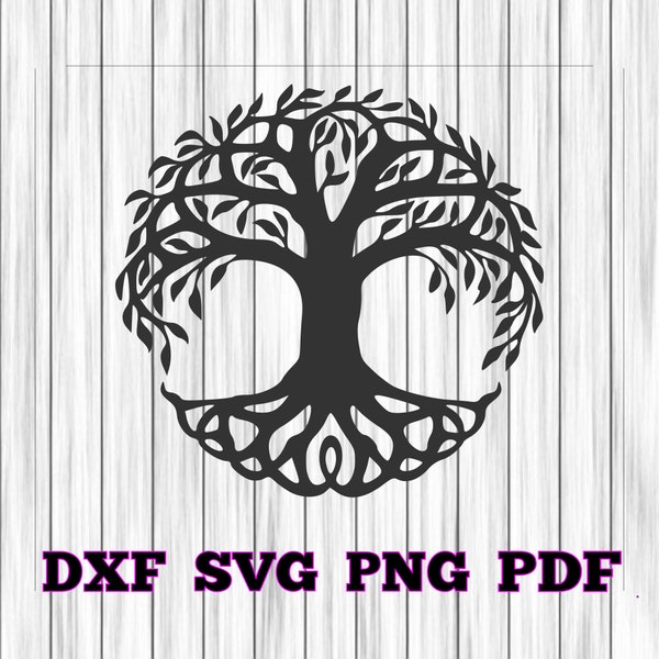 Tree of Life Dxf, Celtic Tree of Life Svg, Tree of Life Silhouette, Tree of Life Clip Art