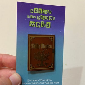 Aggie&#39;s Spellbook Halloweentown inspired enamel pin