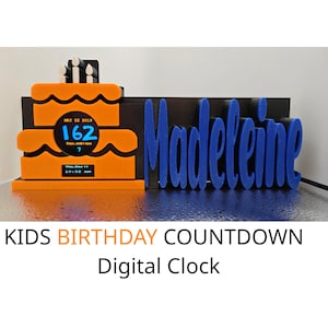 Custom Name - Birthday Countdown (digital/automatic)