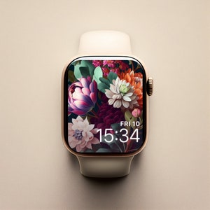 Abstract Apple Watch Face, Apple Watch Face, 3D Shapes, Blue Apple Watch Face, Apple Watch Wallpaper, Smart Watch Background