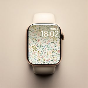 Floral Apple Watch Face, Feminine Watch Face Flowers, Watercolor Apple Watch Face, Floral Watch Wallpaper, Feminine Watch Wallapaper