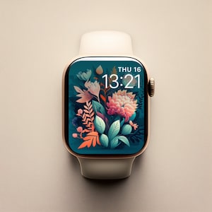 Quadrante Apple Watch primavera, quadrante Spring Watch, quadrante Apple Watch arte floreale, carta da parati Apple Watch, carta da parati Spring Watch