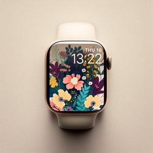 Quadrante Apple Watch primavera, quadrante Spring Watch, quadrante Apple Watch arte floreale, carta da parati Apple Watch, carta da parati Spring Watch