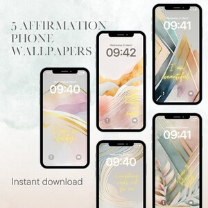 Lucky Girl Syndrome, Affirmation Wallpaper, Money Manifesting Phone Background, Phone Wallpaper, Phone Background, Phone Screen Picture