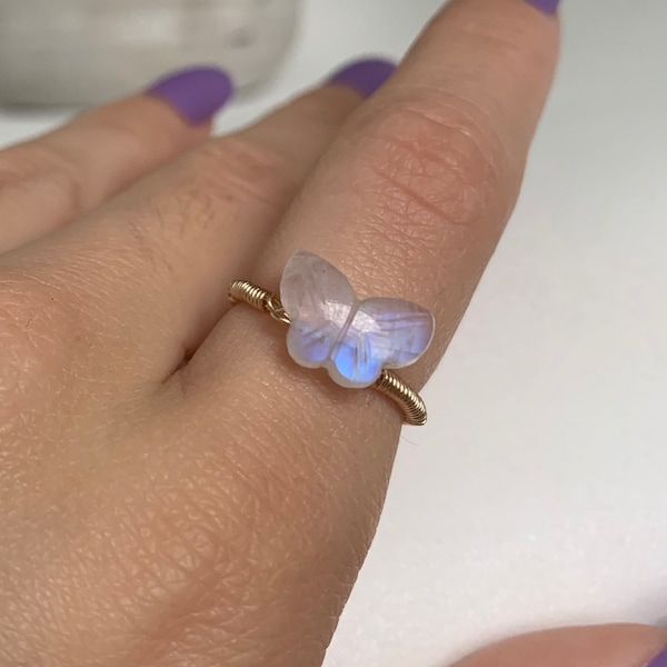 Moonstone Ring Etsy Canada
