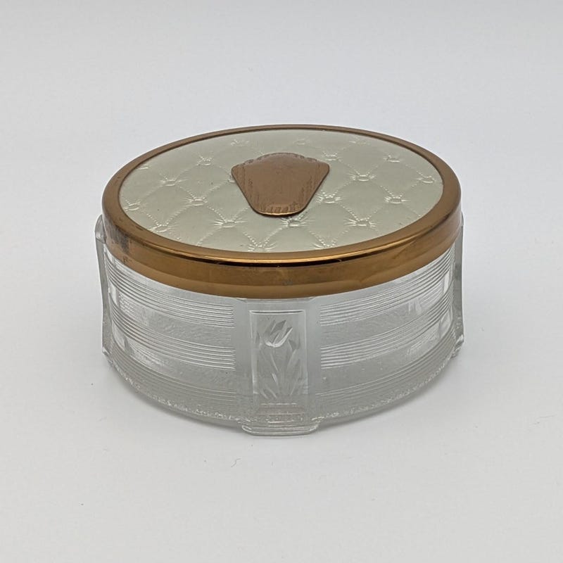 Vanity Jars Gold Tone - Etsy UK