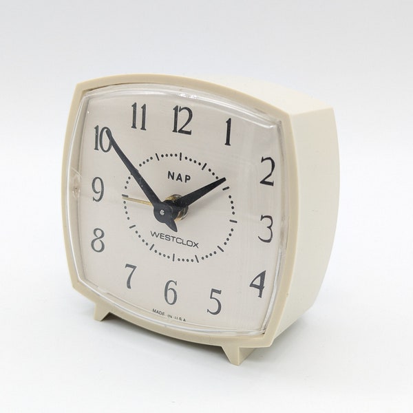 Vintage Chic: 1970's Westclox "Nap" Wind-Up Alarm Clock
