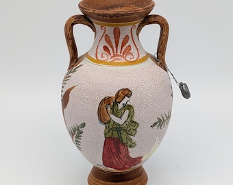 ギリシャ陶器、ペリキ壺、アンフォラ壺、手描き陶器、博物館レプリカ