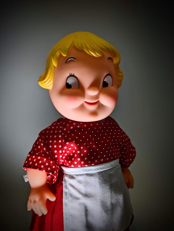 Vintage 1960s Campbell's Kids Rubber Doll – Campbell Soup Girl