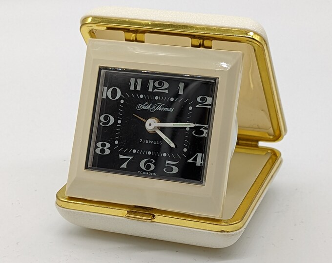 Vintage Seth Thomas Travel Alarm Clock Etsy