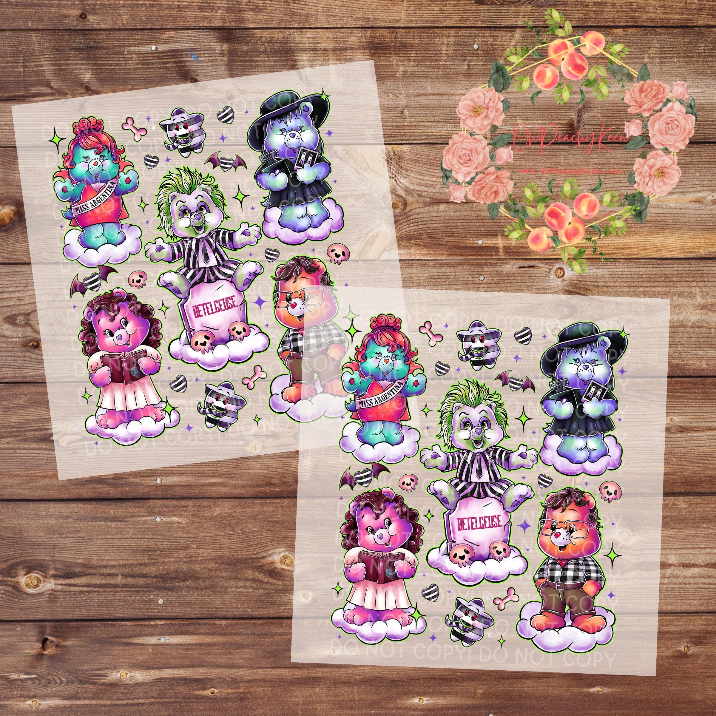 Beetle Bears DTF Transfer, Scare Bears, Ready To Press Transfer, DTF Transfer, Direct To Film Transfer, DTF Print