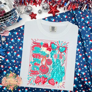 4th of July America Statue of Liberty T-Shirt, USA T-Shirt, America, Tee, t-shirt, cute T-shirt, Patriotic
