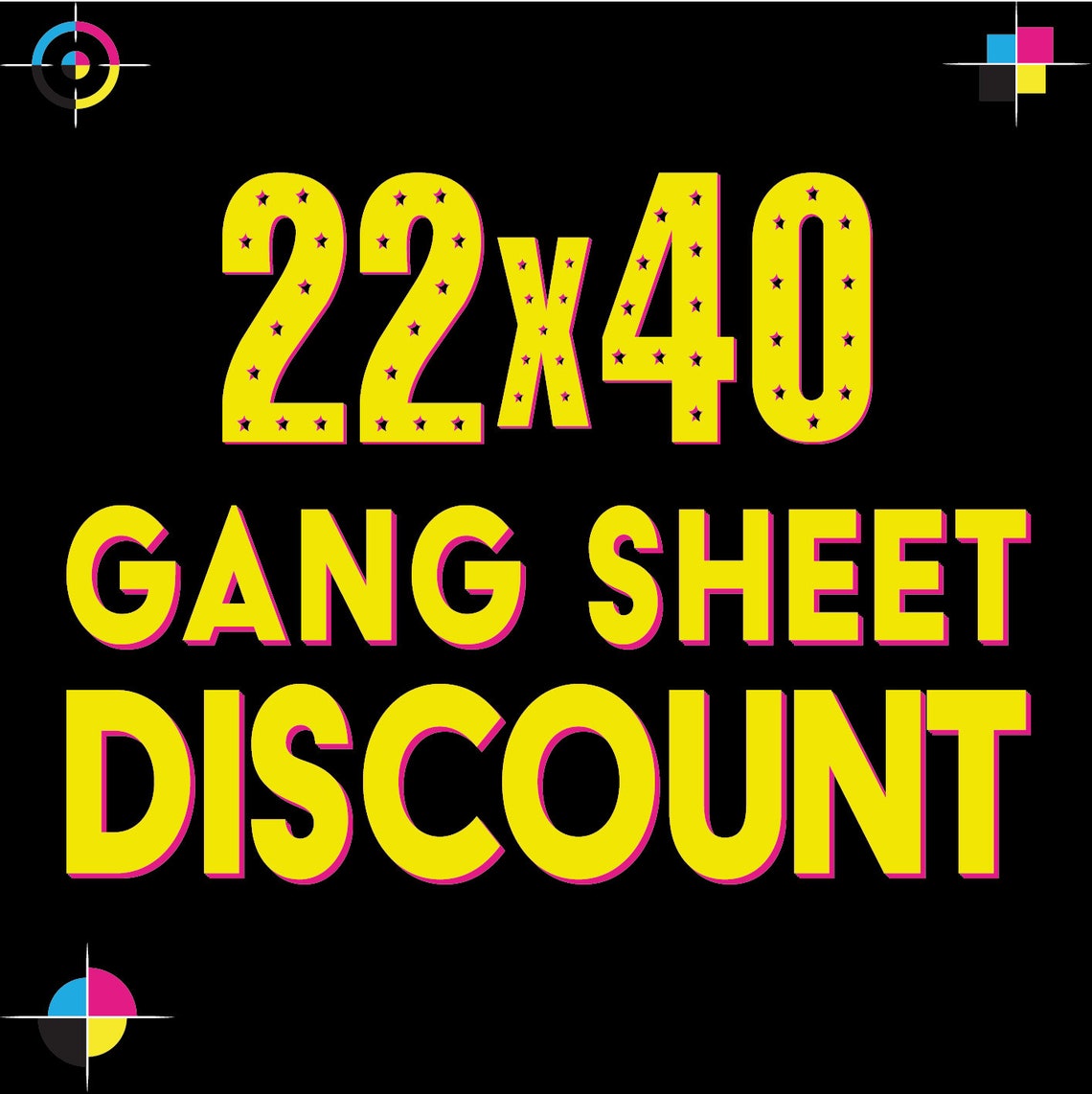 2240 Gang Sheets Dtf Transfer Custom DTF Print Full Color Etsy