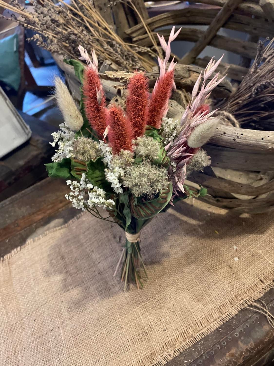 Mini Bouquet de Fleurs Séchées