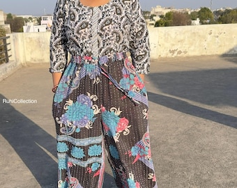 Hippie Kantha Pants, Organic Cotton Harem Trousers, Summer Pants, Unisex Boho Cotton Pants, Yoga Pants, Small to XL Size Beach Pants