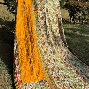 Wholesale Lot Of Indian Vintage Kantha Quilt Handmade Throw Reversible Blanket zdjęcie 5