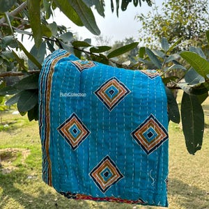 Groothandel veel Indiase vintage kantha-quilt handgemaakte omkeerbare deken